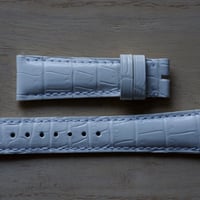 クロコストラップ　白艶あり