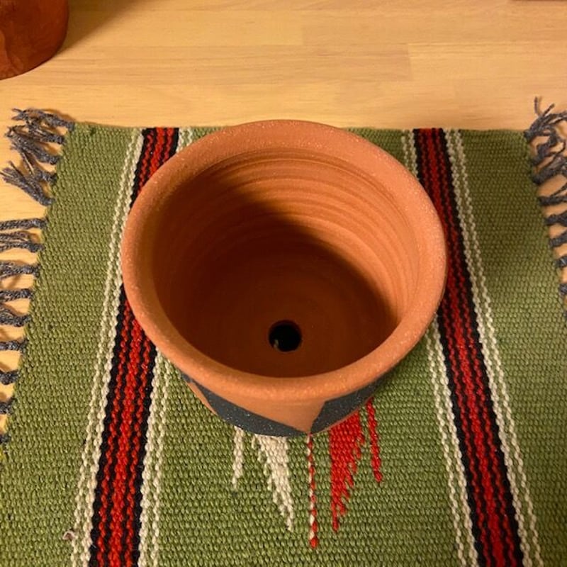 2 ブラック テラコッタ キャットアンドロジャー プランター Kat