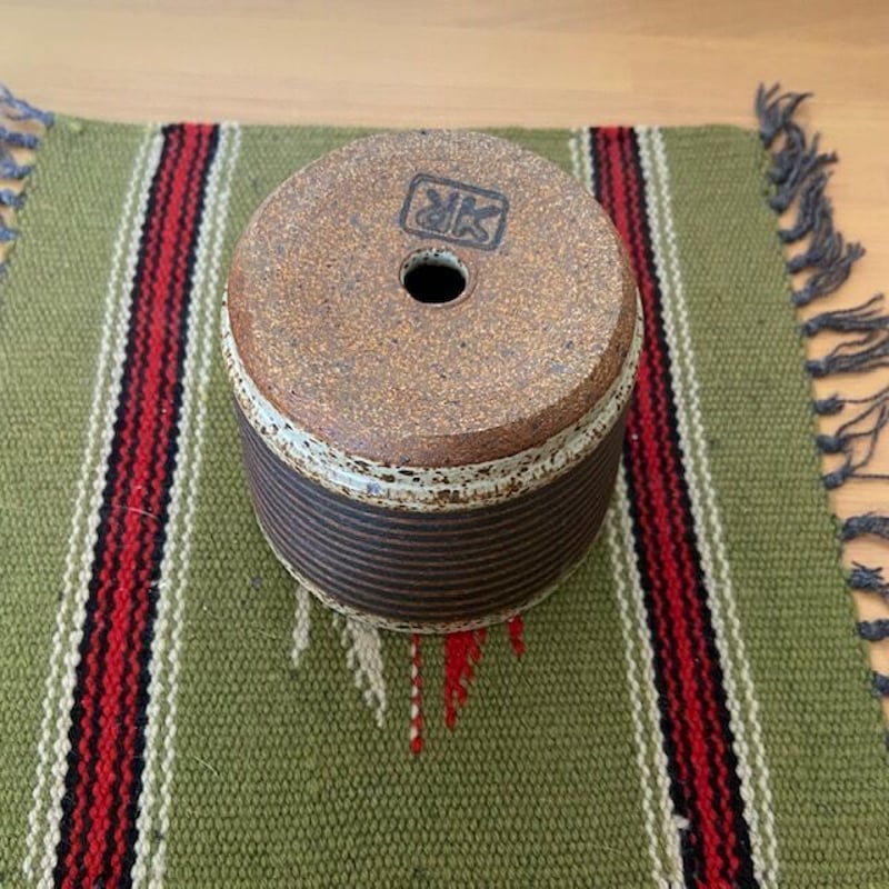 ブラック ストライプ キャットアンドロジャー プランター Kat & Roger