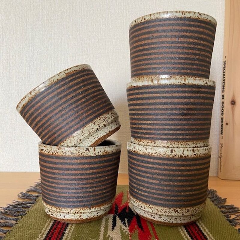 ブラック ストライプ キャットアンドロジャー プランター Kat