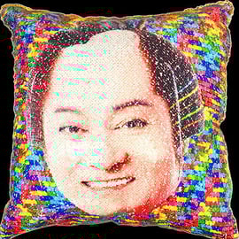 【未開封】マツケンサンバ　クッションケース　ゴールド＆シルバー 未開封】マツケンサンバ クッションケース ゴールド＆シルバー 未開封