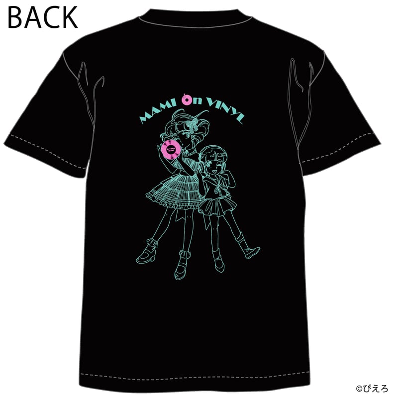 魔法の天使クリィミーマミ』MAMI on VINYL ビッグシルエットTシャツ（Black）...