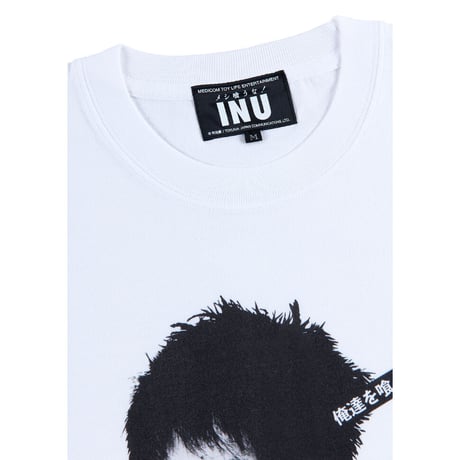 MLE × INU  "メシ喰うな！"  TEE 02 (WHITE)