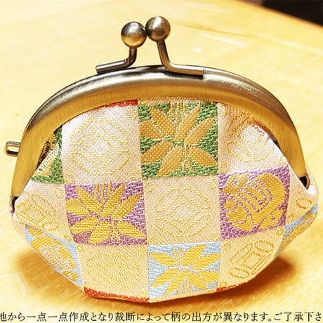 【数量限定】(B.いちまつ) 葵かを里 20周年記念西陣織特製がま口【本体価格+送料込】