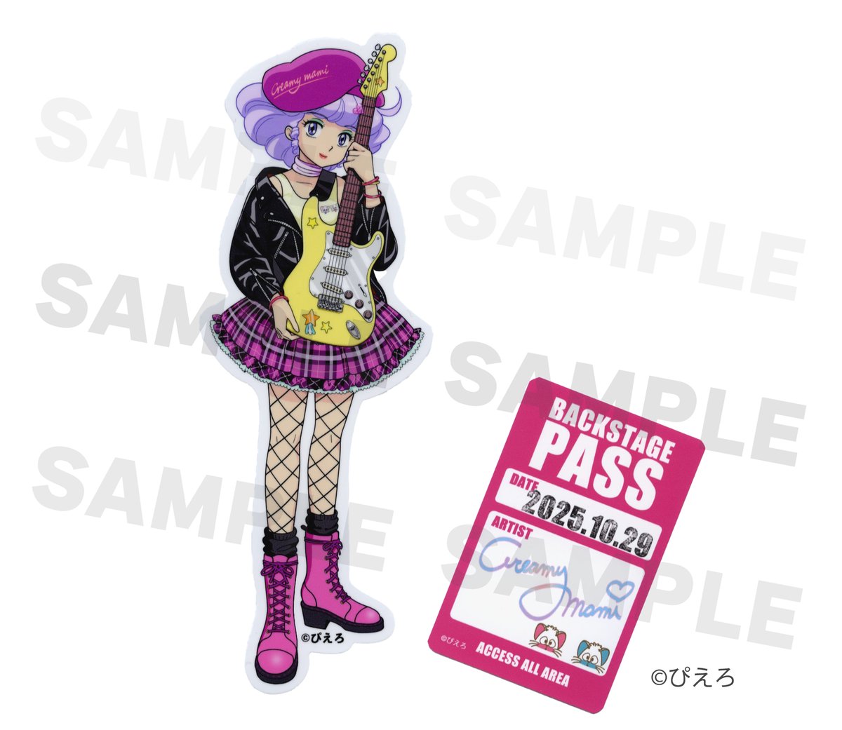 魔法の天使クリィミーマミROCK'n Mami 80's 貼ってはがせるBIG