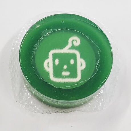 トクマ氏シール入りせっけん（トクマグリーン/クリアブルー）