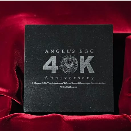 【ご予約商品/完全受注生産】「天使のたまご」 スクエア ストーン アート【A柄】 Angel‘s EGG square stone art