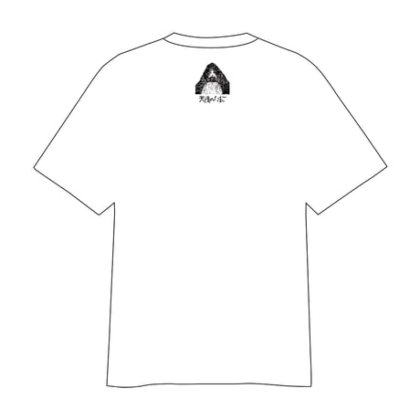 『天使のたまご』全米初登場4位!! 天使のたまご「水に棲む」x 久米繊維コラボTシャツ (白)