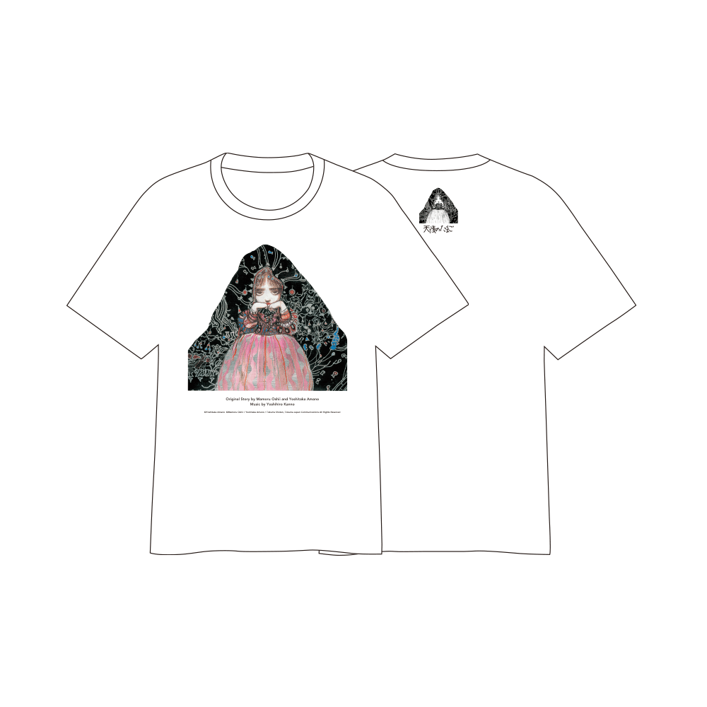 天使のたまご ANGEL'S EGG 限定Tシャツ ブラック Lサイズ 天野喜孝