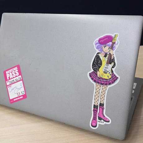 魔法の天使クリィミーマミROCK'n Mami 80's  貼ってはがせるBIGステッカー(2枚組）