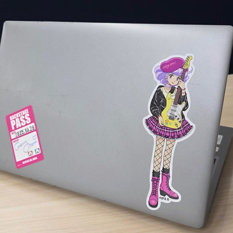 魔法の天使クリィミーマミROCK'n Mami 80's 貼ってはがせるBIG