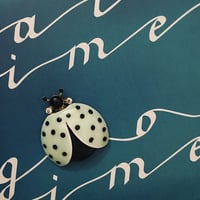 70's vintage ladybird brooch
