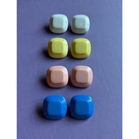 Milanese designer's vintage resin earrings