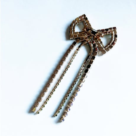 Italian designer's crystal brooch