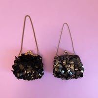 60's vintage mini bag_black