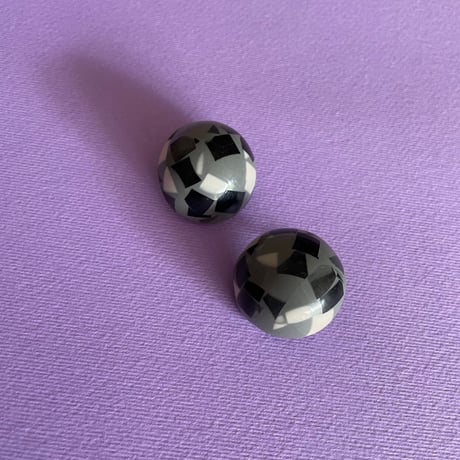 Milanese designer's vintage resin earrings