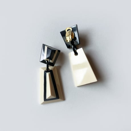 Milanese designer's vintage resin earrings