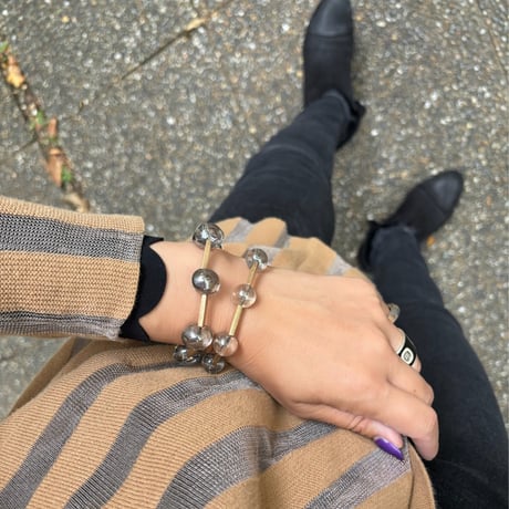 Italian designer’s glass ball bracelet