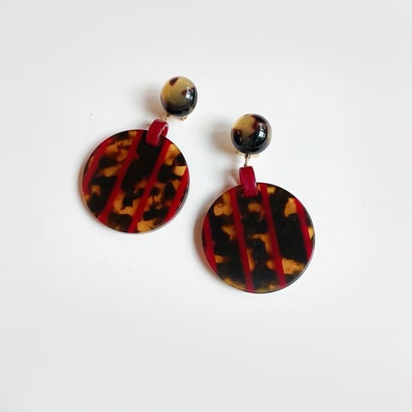 Milanese designer's vintage resin pierces