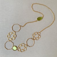 Italian designer's natural stone necklace
