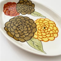 Vintage flower plate