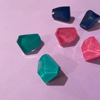 Milanese designer's vintage resin earrings