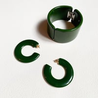 70's vintage  bangle & earrings