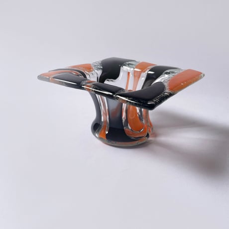 Murano glass container