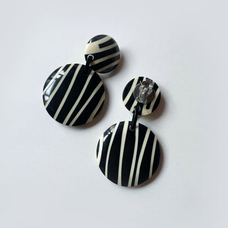 Milanese designer's vintage resin earrings