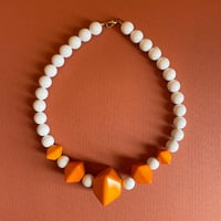60's vintage resin necklace