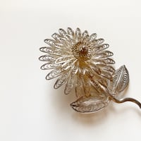 60’s vintage flower brooch