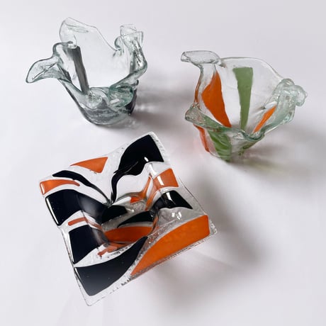 Murano glass container