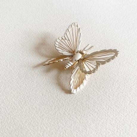 60's vintage butterfly brooch