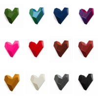 3D printed heart brooch