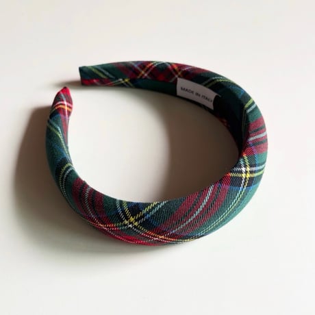 Sicilian hair band tartan check_3 types