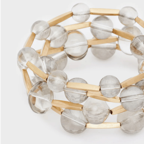 Italian designer’s glass ball bracelet