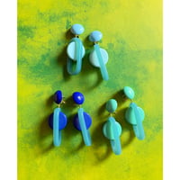 Milanese designer's resin earrings & pierces