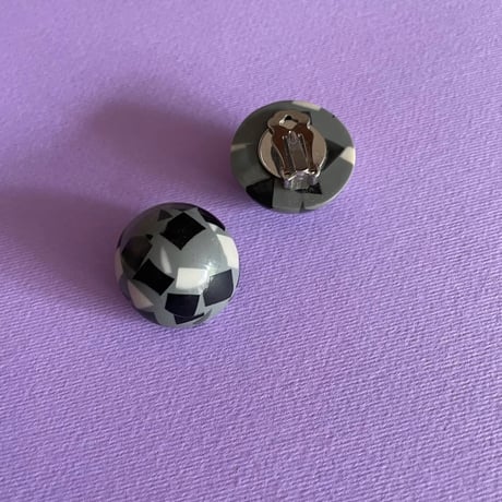 Milanese designer's vintage resin earrings