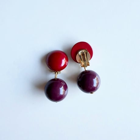Milanese designer's resin earrings & pierces