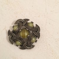 60's vintage silver brooch