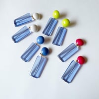 Milanese designer's resin earrings & pierces