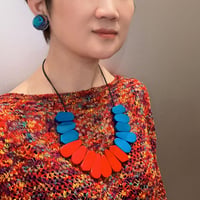 Italian designer's wood necklace