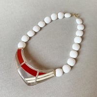 60's vintage lucite necklace