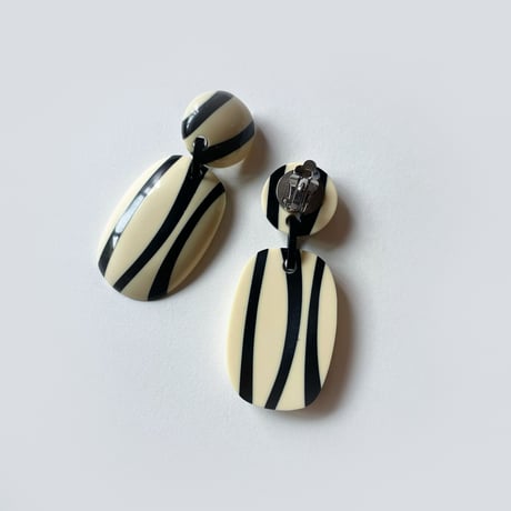 Milanese designer's vintage resin earrings