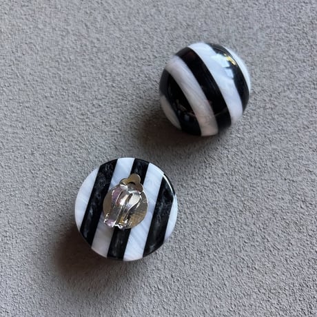 Milanese designer's vintage resin earrings
