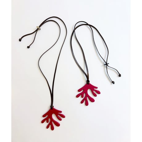 Venezian designer's buffalo horn necklece_2 colors