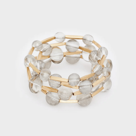 Italian designer’s glass ball bracelet