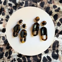Milanese designer's resin earrings & pierces