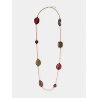 Milanese designer's long necklace