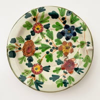 Vintage flower plate